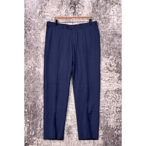 Suitsupply Dress Pants 34 x 29 Mens Sienna Tailored Fit Wool Pleated Trouser